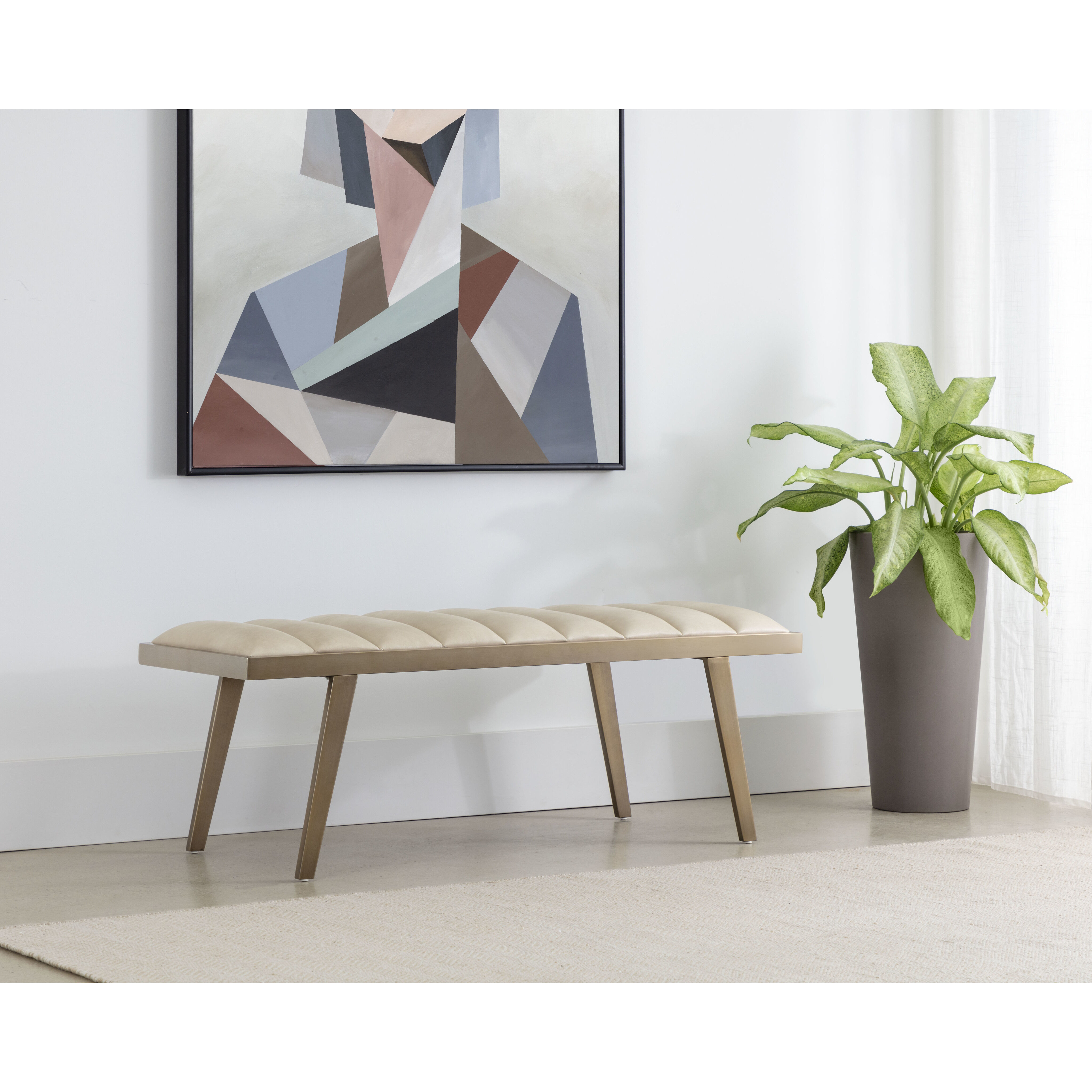 Farley Bravo Cream Bench